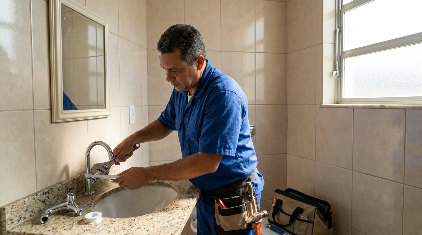 Ajustes em Torneiras no Umarizal, Belém‑PA