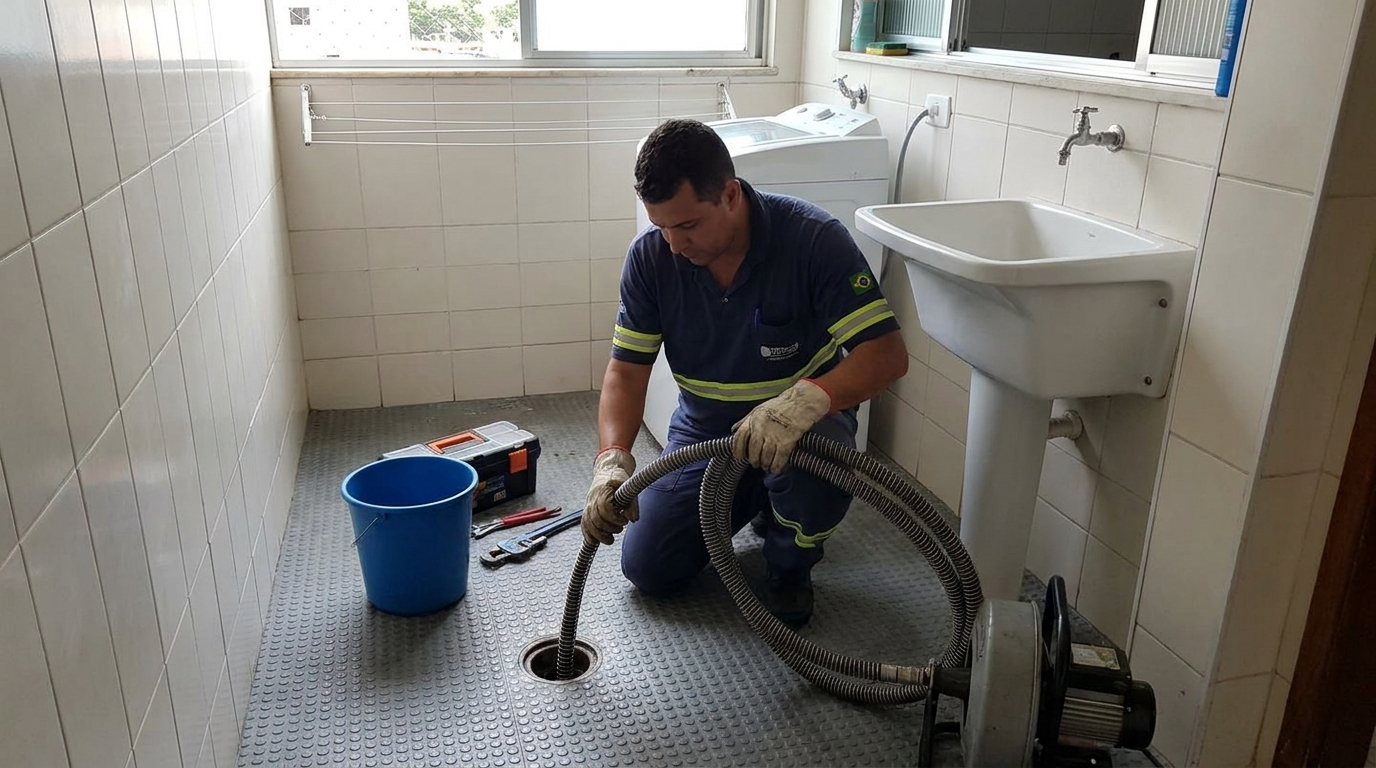 Desobstrução na Cozinha no Benguí, Belém‑PA