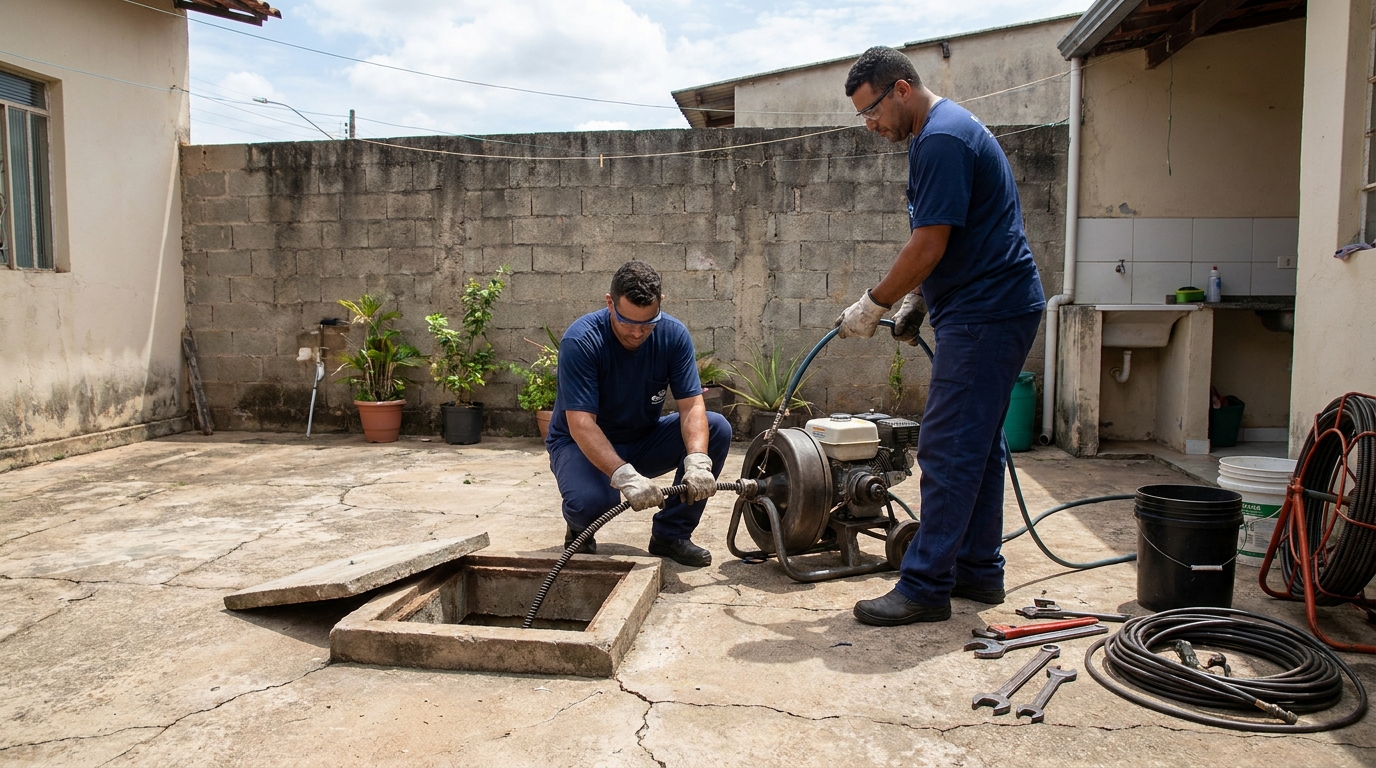 Sucção de Resíduos no Benguí, Belém‑PA